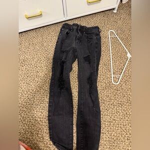 Aeropostale jegging ripped jeans